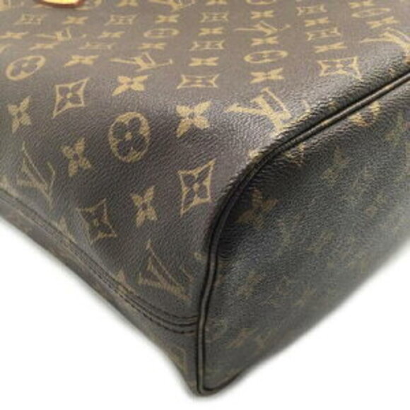 Louis Vuitton Neverfull Mimosa Orange Tote Bag Pouch Brown Yellow - Picture 5 of 8